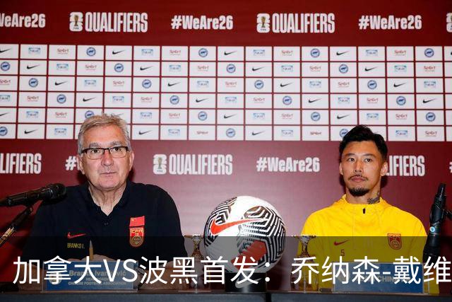 加拿大VS波黑首发：乔纳森-戴维出战 哲科稳坐替补席